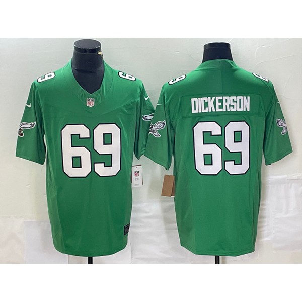 Philadelphia Eagles #69 Landon Dickerson Green 2023 F.U.S.E. Vapor Untouchable Stitched Jersey