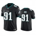 Philadelphia Eagles #91 Fletcher Cox Black 2023 F.U.S.E. Vapor Untouchable Limited Stitched Jersey