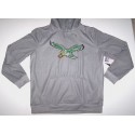 Philadelphia Eagles Gray Throwback Pullover Hoodie