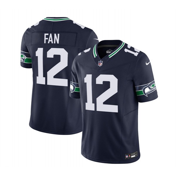 Seattle Seahawks #12 Fan 2023 F.U.S.E. Navy Limited Stitched Jersey