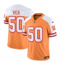 Tampa Bay Buccaneers #50 Vita Vea 2023 F.U.S.E. White Gold Throwback Limited Stitched Jersey