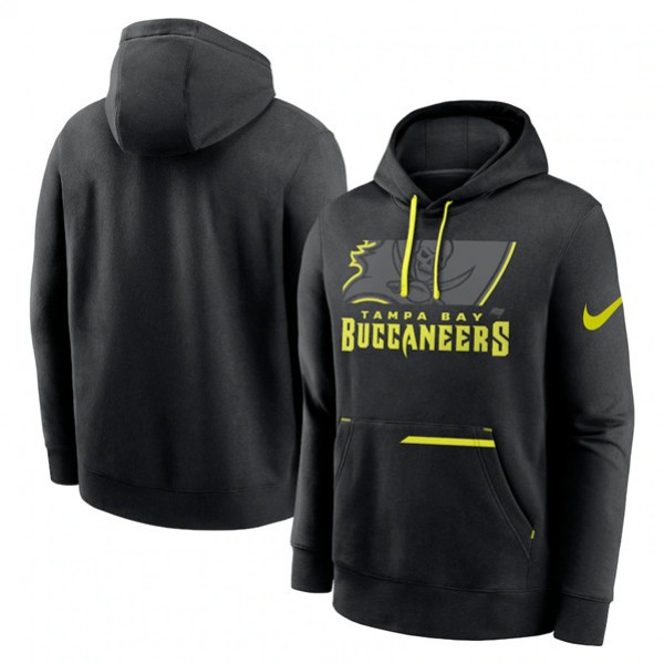 Tampa Bay Buccaneers Black Volt Pullover Hoodie