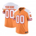 Tampa Bay Buccaneers Custom 2023 F.U.S.E.White Gold Throwback Limited Stitched Jersey