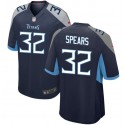 Tennessee Titans #32 Tyjae Spears Navy Stitched Game Jersey