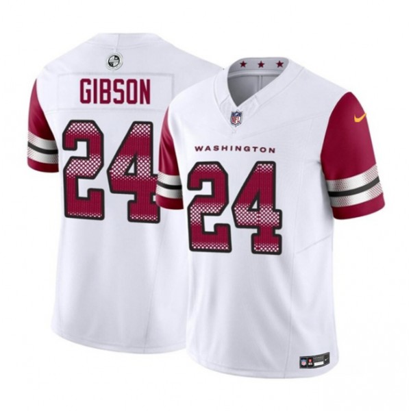 Washington Commanders #24 Antonio Gibson White 2023 F.U.S.E. Vapor Limited Stitched Jersey