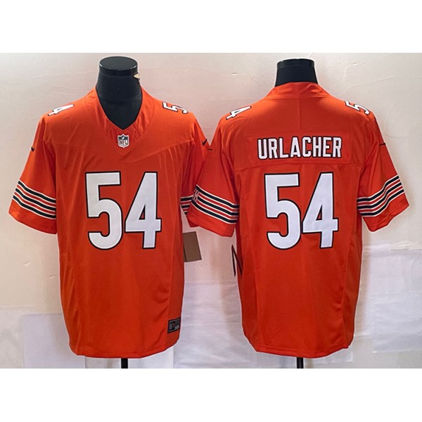Chicago Bears #54 Brian Urlacher Orange 2023 F.U.S.E. Vapor Untouchable Limited Stitched Jersey