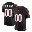 Cincinnati Bengals Custom 2023 F.U.S.E. Black Vapor Untouchable Limited Stitched Jersey
