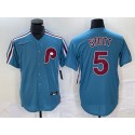Philadelphia Phillies #5 Bryson Stott Blue Cool Base Stitched Jersey