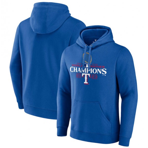Texas Rangers Royal 2023 World Series Champions Pullover Hoodie