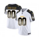 Pittsburgh Steelers Custom White Black 2023 F.U.S.E. Smoke Vapor Untouchable Limited Stitched Jersey