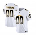 Pittsburgh Steelers Custom White 2023 F.U.S.E. Smoke Vapor Untouchable Limited Stitched Jersey