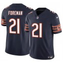 Chicago Bears #21 D'Onta Foreman Navy 2023 F.U.S.E. Vapor Stitched Jersey