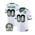 Philadelphia Eagles Custom White 2023 F.U.S.E. Throwback Vapor Untouchable Limited Stitched Jersey