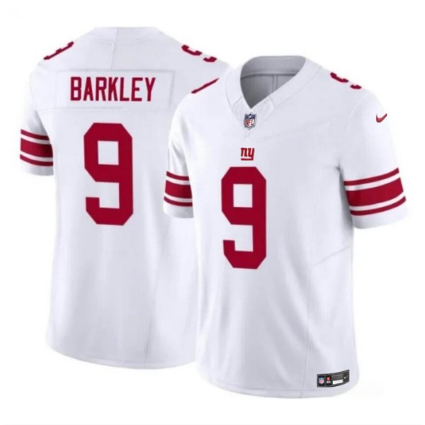 New York Giants #9 Matt Barkley White 2023 F.U.S.E. Vapor Untouchable Limited Stitched Jersey