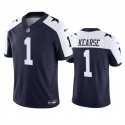 Dallas Cowboys #1 Jayron Kearse Navy White 2023 F.U.S.E. Vapor Limited Stitched Jersey