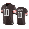 Cleveland Browns #10 P.J. Walker Brown 2023 F.U.S.E. Vapor Untouchable Limited Stitched Jersey