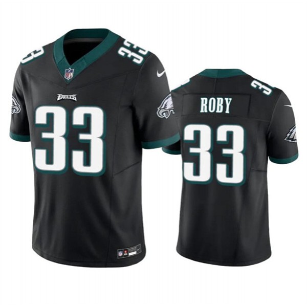 Philadelphia Eagles #33 Bradley Roby Black 2023 F.U.S.E. Vapor Untouchable Limited Stitched Jersey