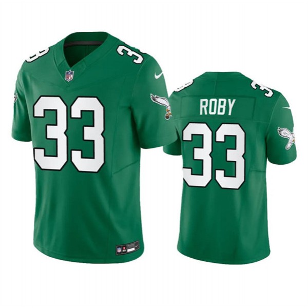 Philadelphia Eagles #33 Bradley Roby Green 2023 F.U.S.E. Throwback Vapor Untouchable Limited Stitched Jersey
