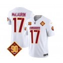 Washington Commanders #17 Terry McLaurin White 2023 F.U.S.E. 90th Anniversary Vapor Limited Stitched Jersey