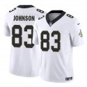 New Orleans Saints #83 Juwan Johnson White 2023 F.U.S.E. Vapor Untouchable Limited Stitched Jersey