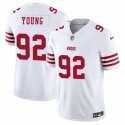 San Francisco 49ers #92 Chase Young White 2023 F.U.S.E. Stitched Jersey