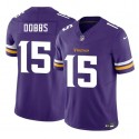Minnesota Vikings #15 Josh Dobbs Purple 2023 F.U.S.E. Vapor Untouchable Limited Jersey