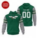 Philadelphia Eagles Green Custom Sideline Alternate Club Pullover Stitched Hoodie