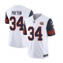 Chicago Bears #34 Walter Payton White Navy 2023 F.U.S.E. Throwback Limited Stitched Game Jersey