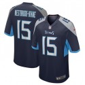 Tennessee Titans #15 Nick Westbrook-Ikhine Navy Stitched Game Jersey