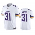 Minnesota Vikings #31 Cam Akers White 2023 F.U.S.E. Vapor Throwback Limited Stitched Jersey