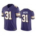 Minnesota Vikings #31 Cam Akers Purple 2023 F.U.S.E. Vapor Throwback Limited Stitched Jersey