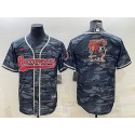 Tampa Bay Buccaneers Gray Camo Team Big Logo With Patch Cool Base Stitched Jersey