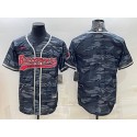 Tampa Bay Buccaneers Blank Gray Camo With Patch Cool Base Stitched Jersey