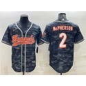 Cincinnati Bengals #2 Evan McPherson Gray Camo With Patch Cool Base Stitched Jersey