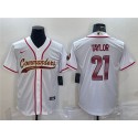 Washington Commanders #21 Sean Taylor White With Patch Cool Base Stitched Jersey
