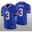 Buffalo Bills #3 Damar Hamlin Blue Vapor Untouchable Limited Stitched Jersey