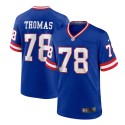 New York Giants #78 Andrew Thomas Royal Classic Retired Player Stitched Game Jersey