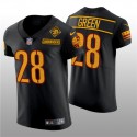 Washington Commanders #28 Darrell Green Black 90th Anniversary Elite Stitched Jersey