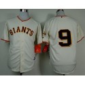 SF Giants Custom Belt Cream Cool Base Stitched Jersey