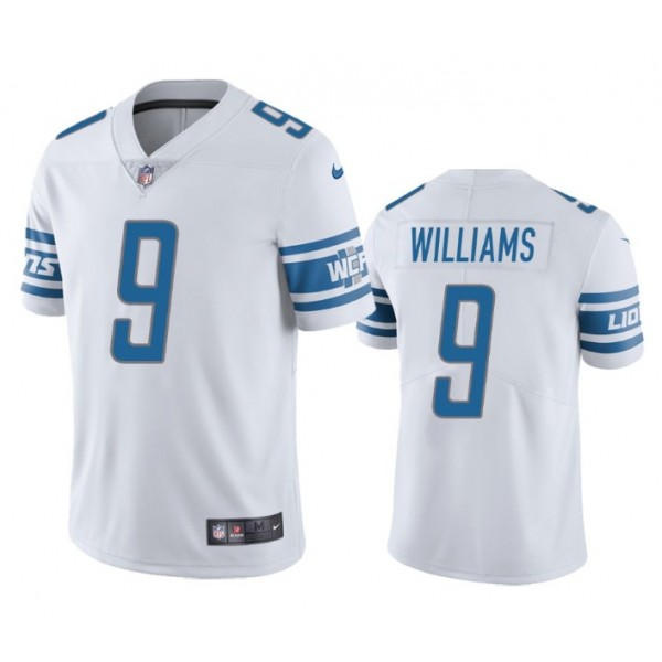 Detroit Lions #9 Jameson Williams White Vapor Untouchable Limited Stitched Jersey
