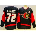 Ottawa Senators #72 Thomas Chabot Black Stitched Jersey