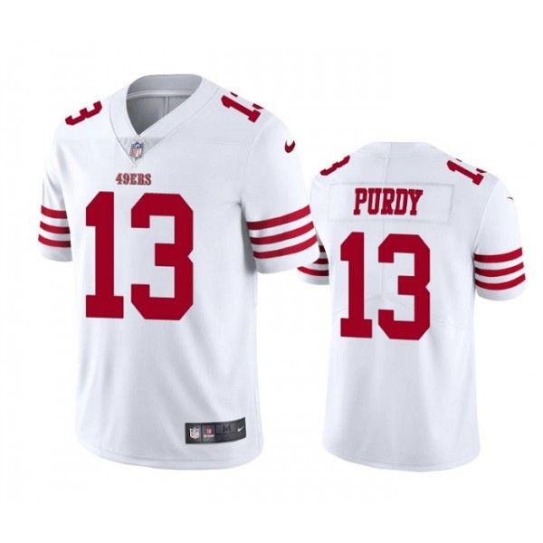 San Francisco 49ers #13 Brock Purdy White Vapor Untouchable Limited Stitched Jersey
