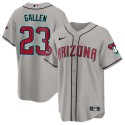 Arizona Diamondbacks #23 Zac Gallen Gray 2024 Cool Base Stitched Jersey