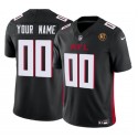 Atlanta Falcons Custom Black 2023 F.U.S.E. With John Madden Patch Vapor Limited Stitched Jersey
