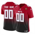 Atlanta Falcons Custom Red 2023 F.U.S.E. With John Madden Patch Vapor Limited Stitched Jersey