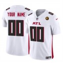 Atlanta Falcons Custom White 2023 F.U.S.E. With John Madden Patch Vapor Limited Stitched Jersey