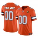 Denver Broncos Custom Orange 2023 F.U.S.E. With John Madden Patch Vapor Limited Stitched Jersey