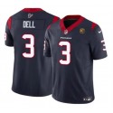 Houston Texans #3 Tank Dell Navy 2023 F.U.S.E. With John Madden Patch Vapor Limited Stitched Jersey