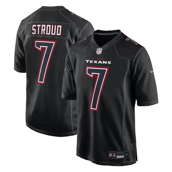 Houston Texans #7 C.J. Stroud Black Stitched Game Jersey