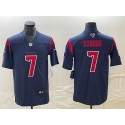 Houston Texans #7 C.J. Stroud Navy Color Rush Vapor Untouchable Stitched Jersey